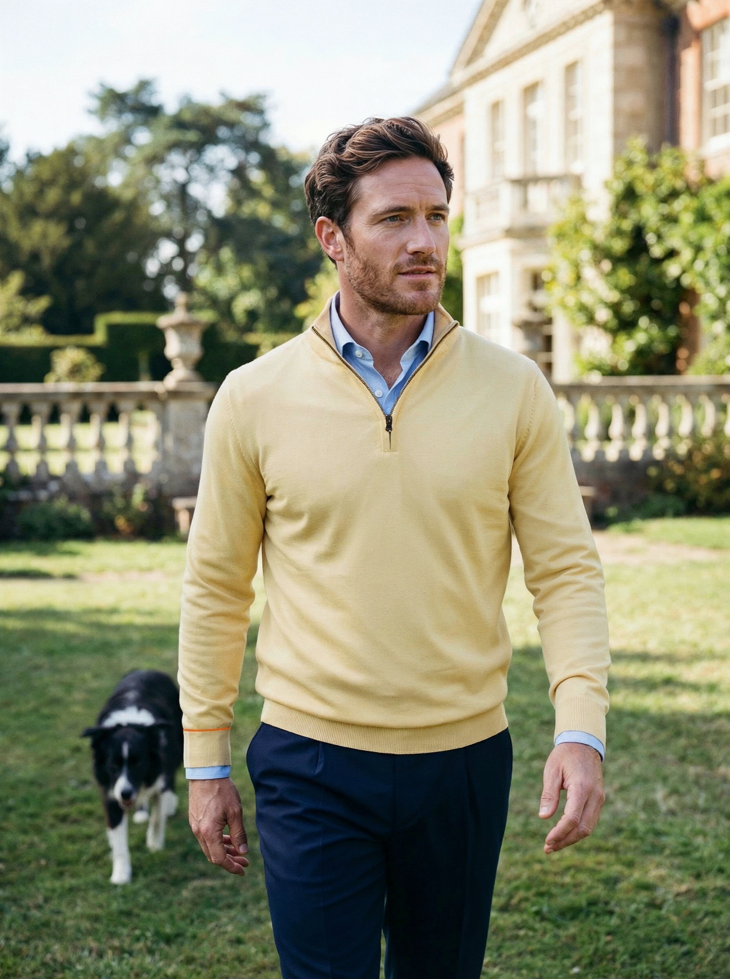 Joe Merino knit in dusty yellow